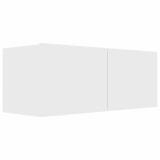 Cumpara ieftin Comoda TV, alb, 80 x 30 x 30 cm, lemn prelucrat