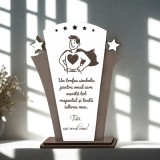 Trofeu Personalizat pentru Tata , Cadou Special cu Mesaj Emotionant Premium Awards