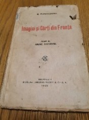 IMAGINI SI CARTI DIN FRANTA - B. Fundoianu - ANDRE ROUVEYRE (masti) - Editura Librariei SOCEC, 1922, 159 p.; coperta originala