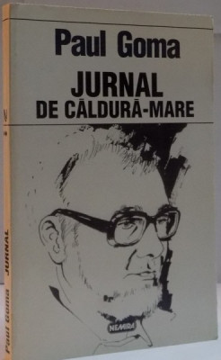 JURNAL DE CALDURA MARE de PAUL GOMA , 1996 foto