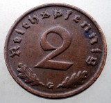 2.666 GERMANIA 2 REICHSPFENNIG 1938 G, Europa, Bronz