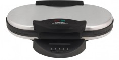 Aparat pentru vafe gofre Tefal WM 311D Negru, otel inoxidabil, 1200W - RESIGILAT