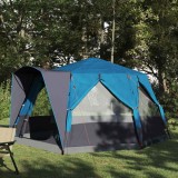 vidaXL Tent Cabină cu acoperiș Albastru și Gri 333 x 317 x 194 cm 42004030