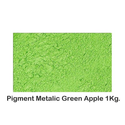 Pigment Metalic Green Apple 1Kg. foto