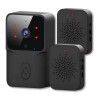 Sonerie Wireless Video, Fara Fir TECHNOVICI SmartHome, Cu Camera Video, Microfon Audio Bidirectional, Apel Vocal Si Interfon Video, WiFi, Negru, Oem