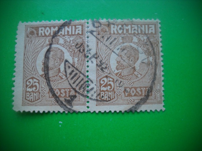 HOPCT LOT NR 380 D 25 BANI -BRASOV-FERDINAND 1920-STAMPILAT-ROMANIA