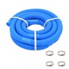 Furtun de piscina cu cleme, albastru, 38 mm, 6 m GartenMobel Dekor, vidaXL