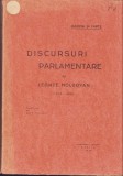 HST C6111 Discursuri parlamentare de Leonte Moldovan 1913-1935 Vasilescu 1936