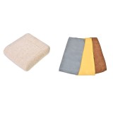Set curatare auto, Mobi, interior-exterior, 3 lavete, 1 burete microfibra, multicolor