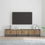 VidaXL Cabinet TV stejar artizanal 210 x 35 x 41 cm Lemn compozit