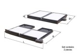 Filtru aer habitaclu Toyota Avensis, Carina E VI, Carina E VI Sportswagon, Picnic Motor 1.6, 1.6 16V, 1.6 16V, 1.6 GLI, 1.6 GLI, 512x105x19.5mm, OE