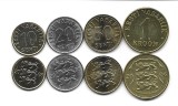 Estonia lot 4 monede pre-euro, Europa