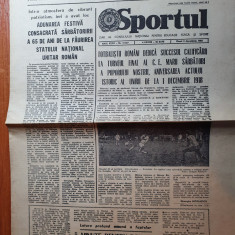 sportul 2 decembrie 1983-echipa de fotbal a romaniei s-a calificat la euro 1984