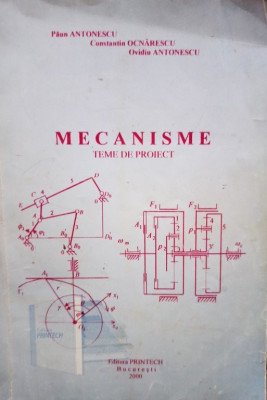 Paun Antonescu - Mecanisme - Teme de proiect (2000) foto