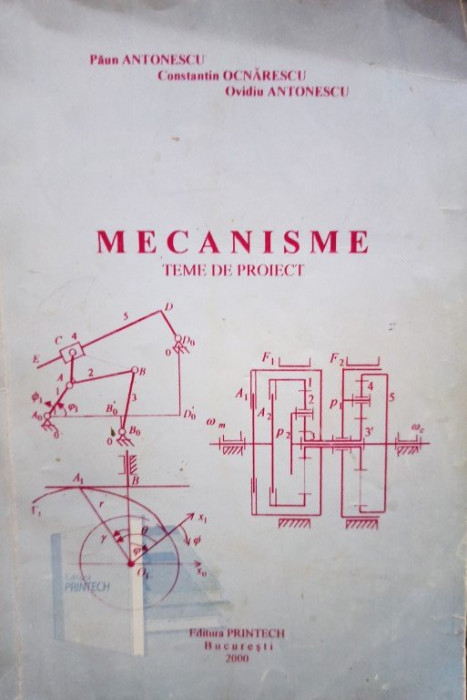 Paun Antonescu - Mecanisme - Teme de proiect (2000)
