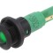 Lampă de control LED verde 12V