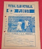 Program meci fotbal PETROLUL PLOIESTI - CS TARGOVISTE (05.10.1980)