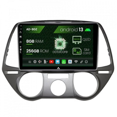 Navigatie Hyundai I20 (2008-2012), Android 13, Z-Octacore 8GB RAM + 256GB ROM, 9 Inch - AD-BGZ9008+AD-BGRKIT219 foto