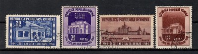 Romania 1954, LP.371 - Decada Culturii, Stampilat foto
