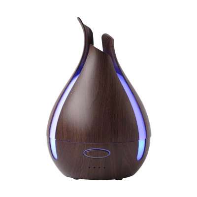 Difuzor aromaterapie cu ultrasunete si lumina LED 7 culori Sixu YD-039 200 ml wenge foto