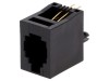 Conector RJ9 soclu 4 PIN 4p4c THT drept, ENCITECH
