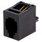 Conector RJ9 soclu 4 PIN 4p4c THT drept