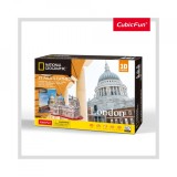 Cumpara ieftin Cubic Fun - Puzzle 3D si Brosura-Catedrala St. Paul 107 Piese, CubicFun