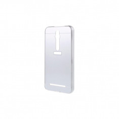 Husa Bumper Iberry Mirror Argintiu Pentru Asus Zenfone 2 5,5 Inch ZE550ML
