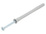 'Plastic Anchor with Zinc-Plated Screw 8x100mm - 50pcs'