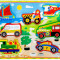 Joc Educativ pentru Bebe - Puzzle 3D cu Mijloace de Transport