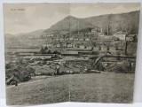 ANINA , VEDERE GENERALA , CARTE POSTALA DUBLA , 1911