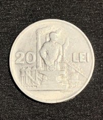 Moneda 20 lei 1951 RPR aluminiu foto