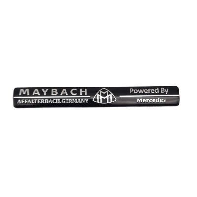 Emblema Maybach pentru Mercedes, 10x1.5cm, negru foto