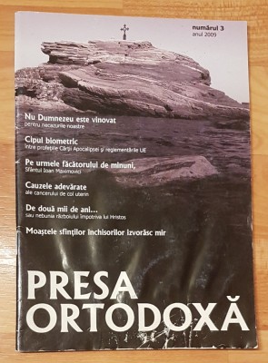 Revista Presa ortodoxa Nr. 3 / 2009 foto