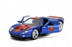 MASINUTA METALICA SUPERMAN 2005 FORD GT SCARA 1 LA 32 foto