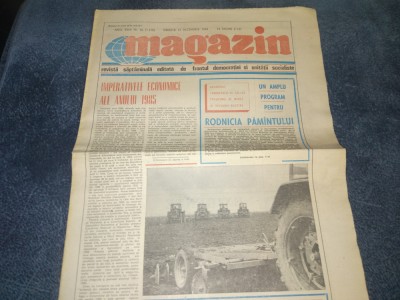 REVISTA MAGAZIN 15 DECEMBRIE 1984 foto
