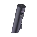 Cumpara ieftin Baterie Lavoar Senzor Jungborn Lambda Negru Mat, Inox, Montaj Chiuveta, Pipa Fixa, 155mm