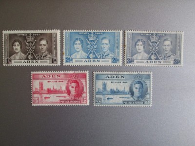 ADEN SERIE MNH/MH=107 foto