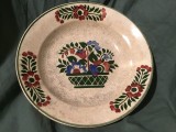 Arta / Transilvania / Design - Farfurie veche de Hollohaza !