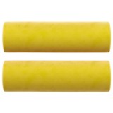 Cumpara ieftin Perne decorative, 2 buc., galben, &Oslash;15x50 cm, catifea
