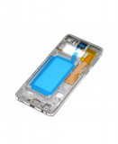 Mijloc Carcasa Samsung Galaxy S10 G973 Silver Original Nou