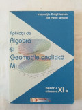 I. Draghicescu I.P. Lambor - Aplicatii de algebra si geometrie analitica M1 pentru clasa a XI-a