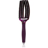 Olivia Garden Fingerbrush Midnight Desert perie de tip paletă odst&iacute;n Amethyst 27 cm