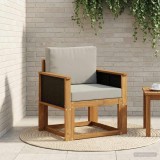 vidaXL Canapea Medie pentru Exterior Lemn Solid de Acacia natural 3438820