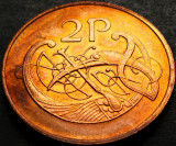 Moneda 2 PENCE - IRLANDA, anul 1995 * cod 4986 = model mare patina frumoasa, Europa