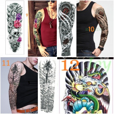 Tatuaje Temporare / Tatuaj Temporar Waterproof 19 modele full arm (pret pe buc) foto