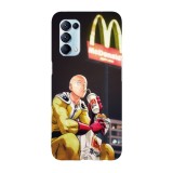 Husa compatibila cu Oppo A52, Viceversa, model Saimata Night Snack One Punch Man, Silicon, TPU, Transparent, Carcasa