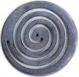 Suport Piatra Feng Shui pentru Betisoare Parfumate, Aromandise, Diametru 8 x Inaltime 1 cm, Design Spirala