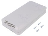 Carcasă ventilată ABS gri pentru alarmă 85x169x30 mm, MASZCZYK