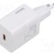Alimentator BASEUS 25W 5-12V DC USB-C alb plug-in pulsatoriu